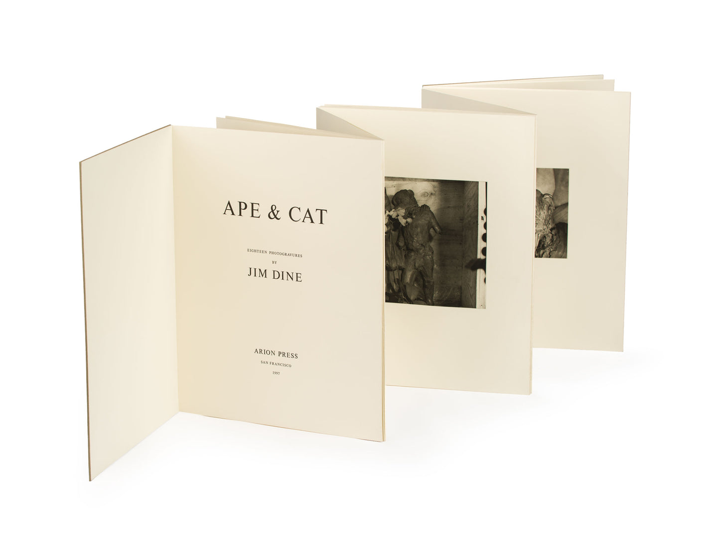 Ape & Cat, 18 photogravures by Jim Dine
