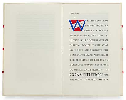 The Constitution of the United States of America, with a preface by Warren E. Burger