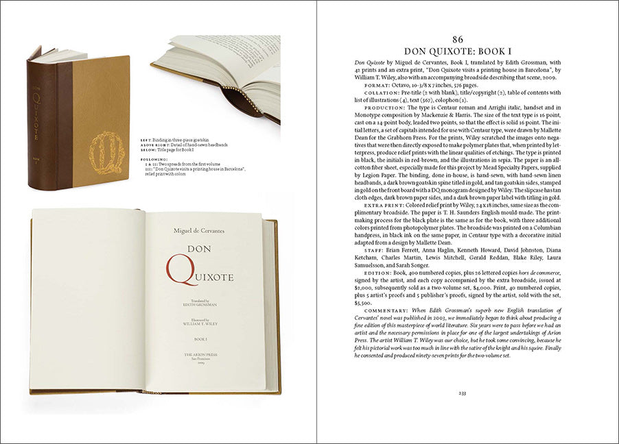 Bibliography of The Arion Press: The First One Hundred Books, with foreword by Kevin Starr