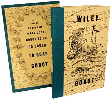 Godot, An imaginary staging by William T. Wiley of Waiting for Godot by Samuel Beckett